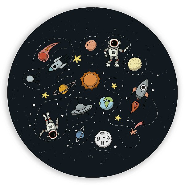 Mini Painel - Astronauta - Sublimado 3D