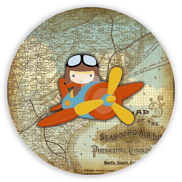 Mini Painel - Aviador - Sublimado 3D