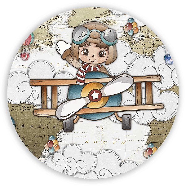 Mini Painel - Aviador - Sublimado 3D