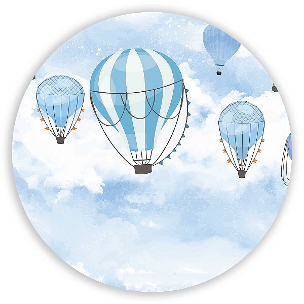 Mini Painel - Balao Azul - Sublimado 3D