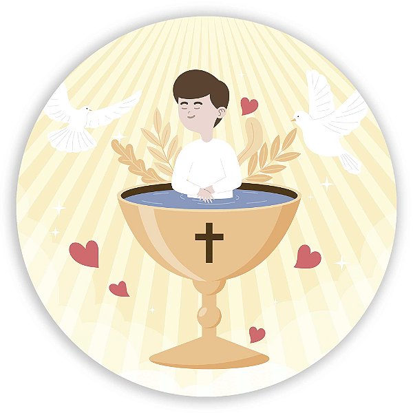 Mini Painel - Batizado - Sublimado 3D