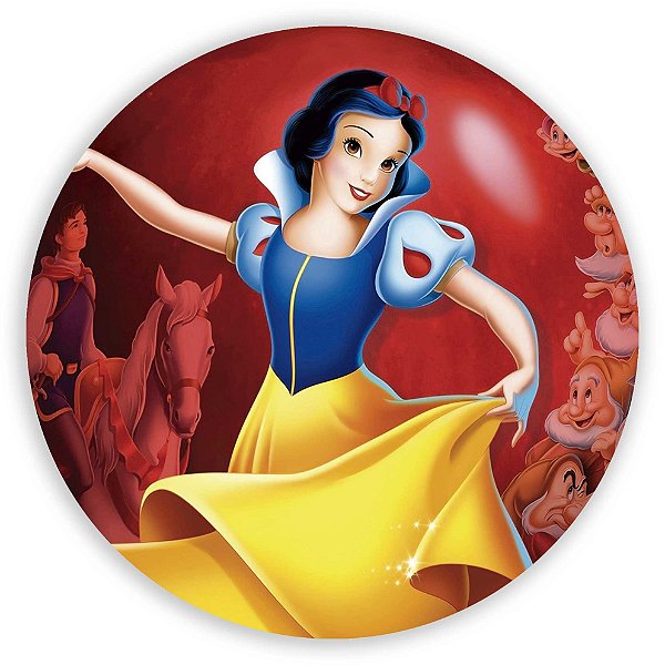 Mini Painel - Branca de Neve - Sublimado 3D