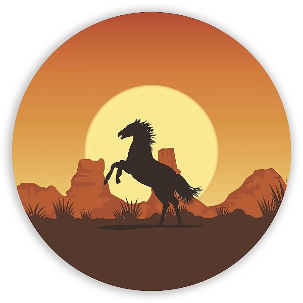 Capa Mini Painel Sublimado - Cavalo