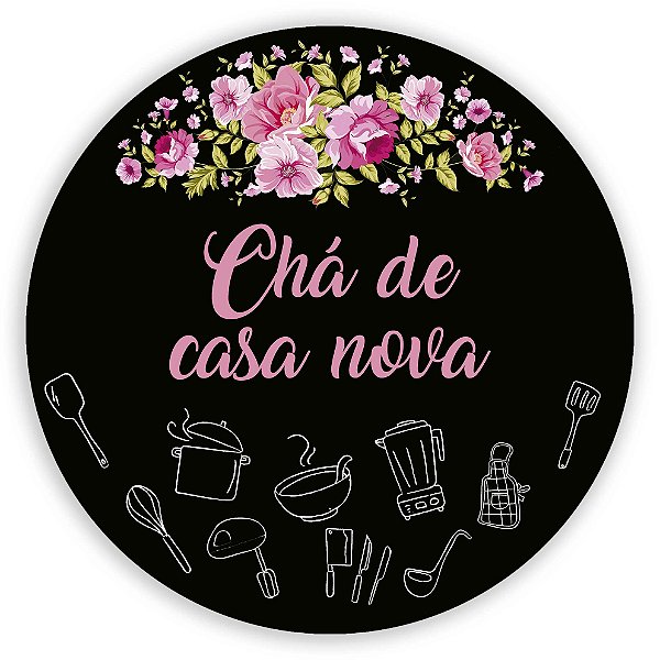 Mini Painel - Cha de Casa Nova - Sublimado 3D