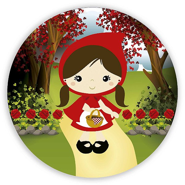 Mini Painel - Chapeuzinho Vermelho - Sublimado 3D