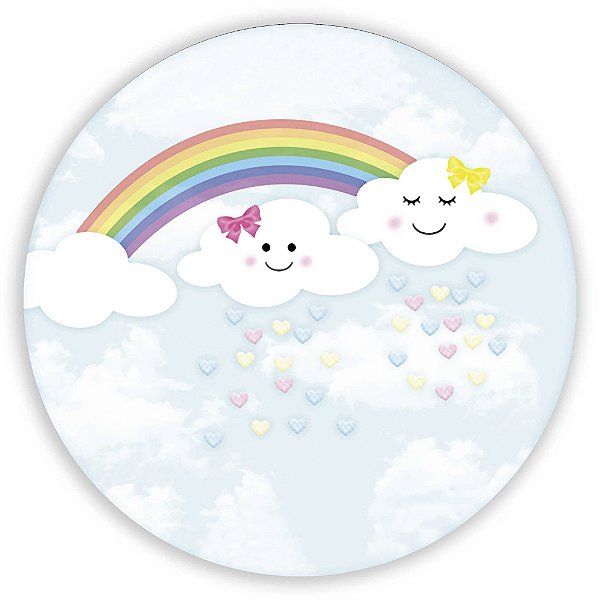 Capa Mini Painel Sublimado - Chuva de Amor