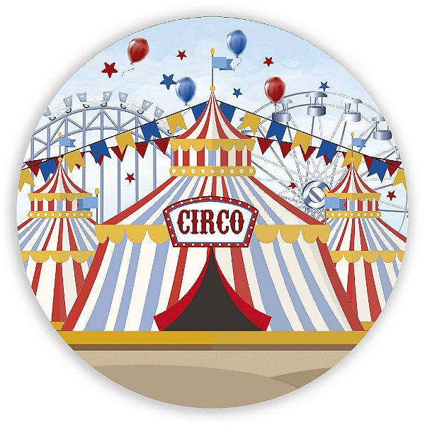 Capa Mini Painel Sublimado - Circo