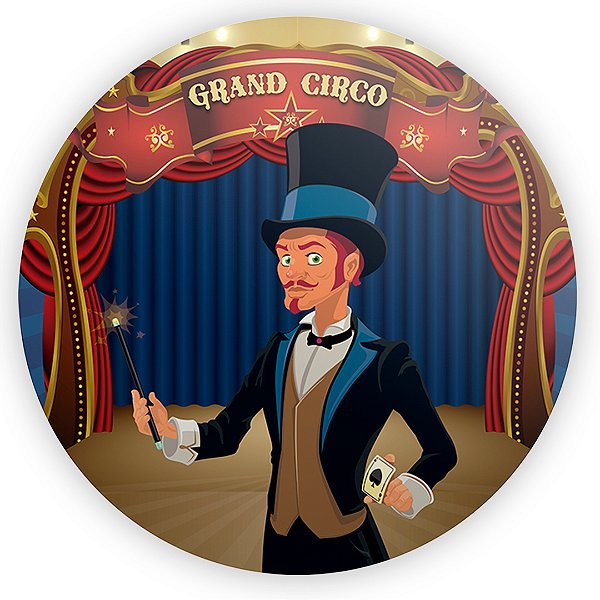 Capa Mini Painel Sublimado - Circo