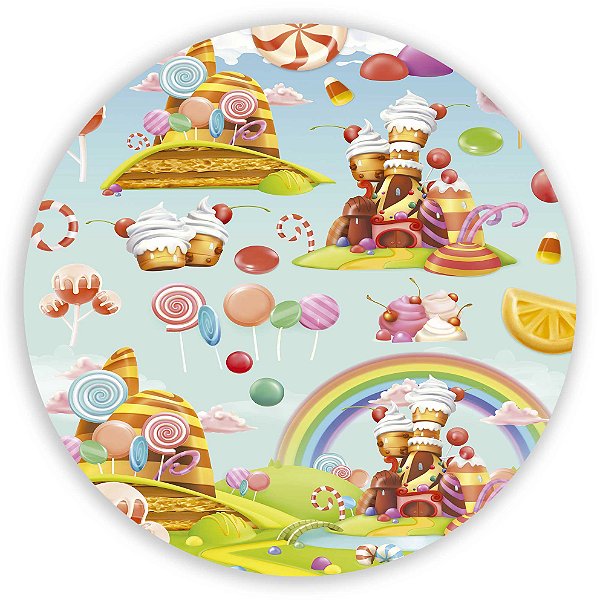 Capa Mini Painel Sublimado - Doces