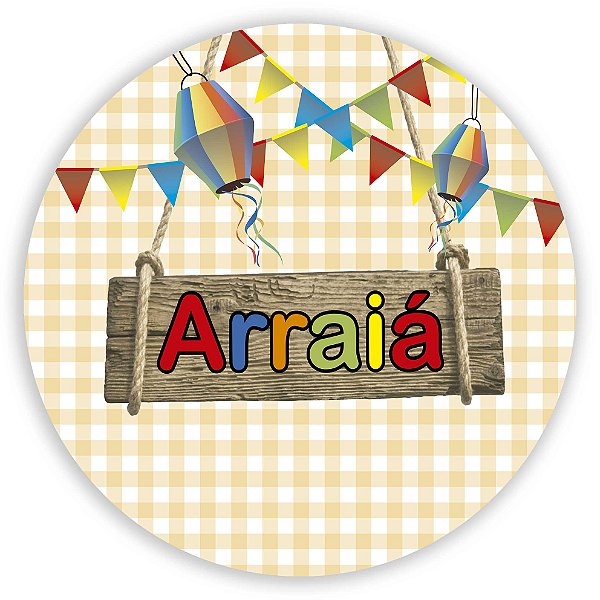 Capa Mini Painel Sublimado - Festa Junina