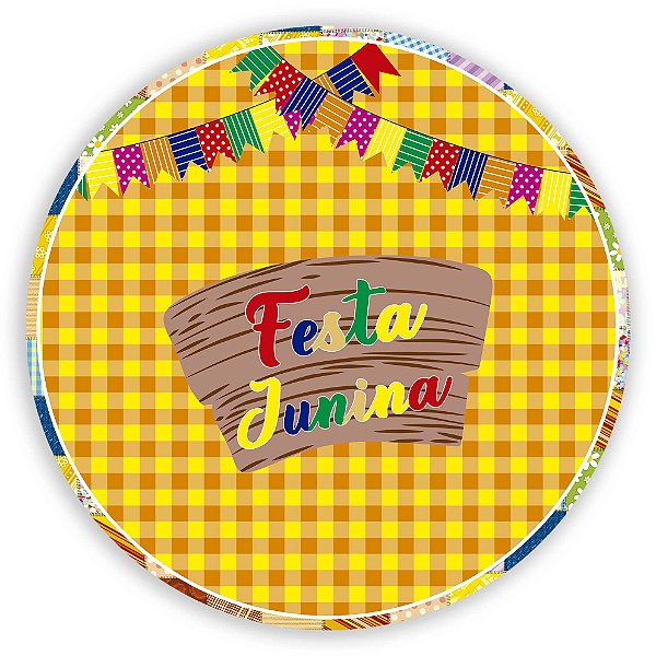 Capa Mini Painel Sublimado - Festa Junina
