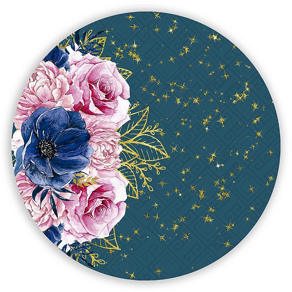 Capa Mini Painel Sublimado - Floral