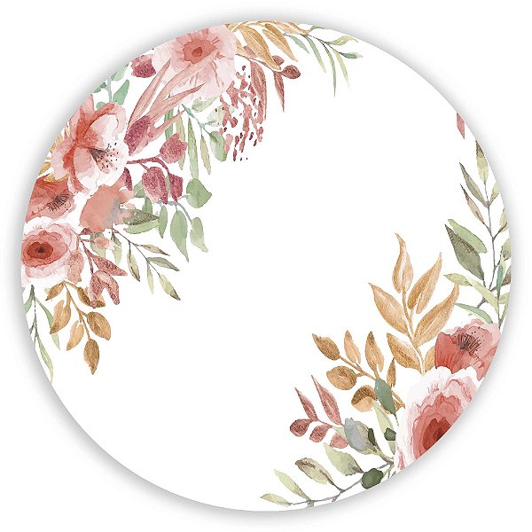 Capa Mini Painel Sublimado - Floral
