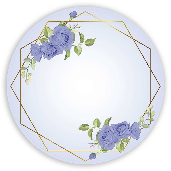 Capa Mini Painel Sublimado - Floral Geometrico