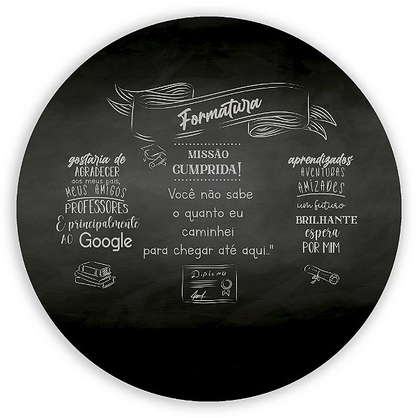 Mini Painel - Formatura - Sublimado 3D