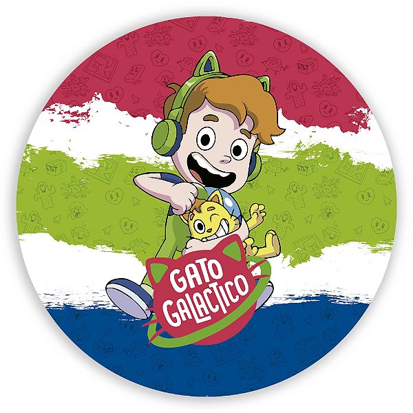 Mini Painel - Gato Galactico - Sublimado 3D