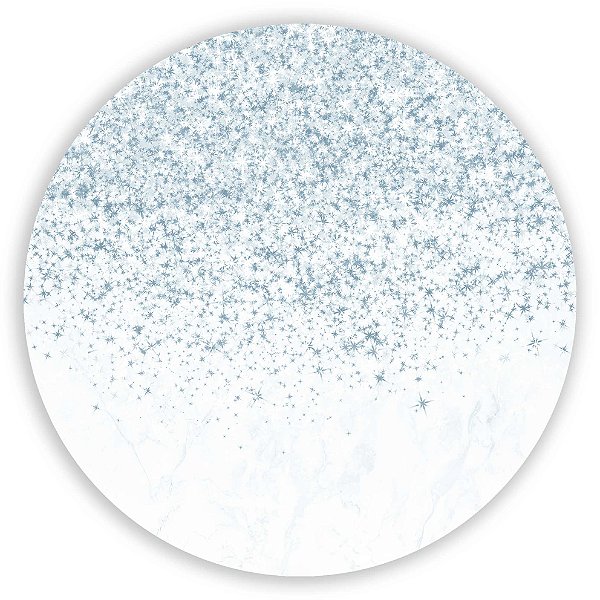 Capa Mini Painel Sublimado - Glitter Azul