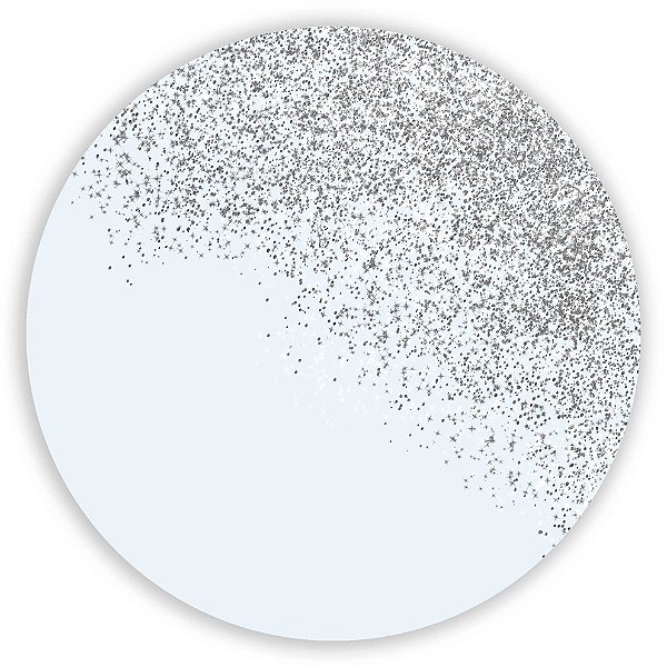 Capa Mini Painel Sublimado - Glitter Azul