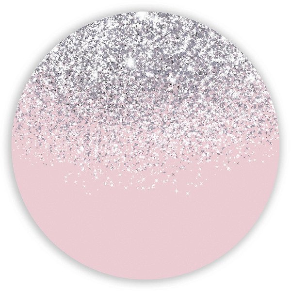 Capa Mini Painel Sublimado - Glitter Prata