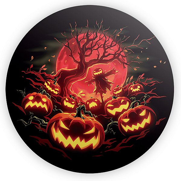 Capa Mini Painel Sublimado - Halloween