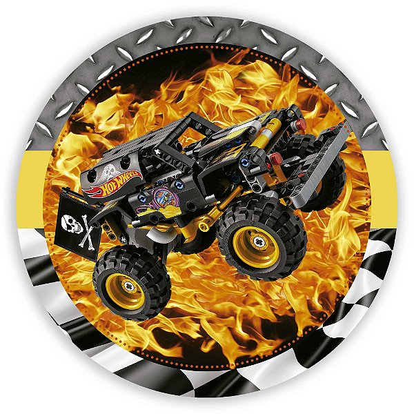Capa Mini Painel Sublimado - Hot Wheels