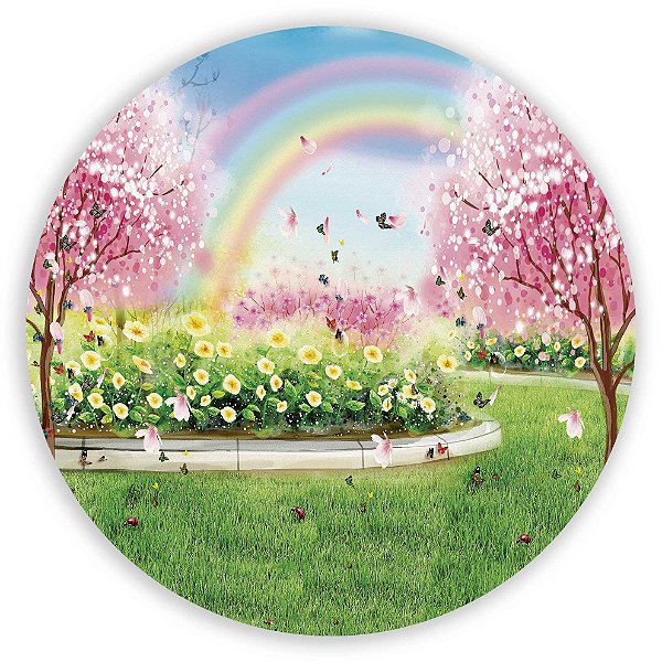 Capa Mini Painel Sublimado - Jardim