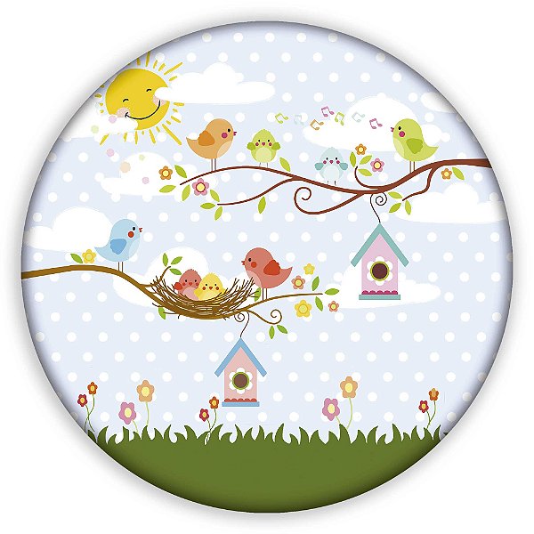 Capa Mini Painel Sublimado - Jardim