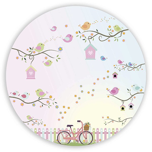 Capa Mini Painel Sublimado - Jardim