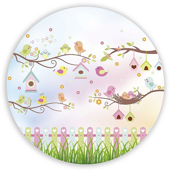 Capa Mini Painel Sublimado - Jardim