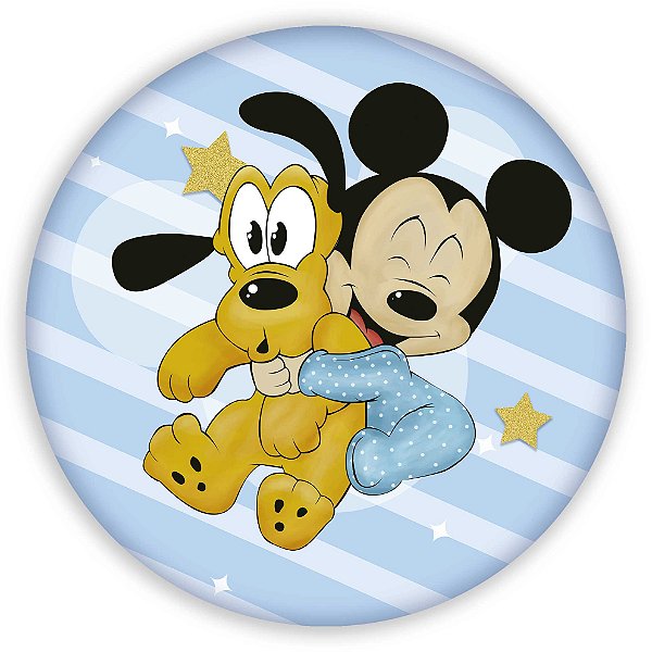Mini Painel - Mickey Baby - Sublimado 3D