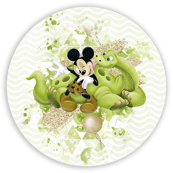 Mini Painel - Mickey Dino - Sublimado 3D