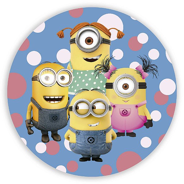 Capa Mini Painel Sublimado - Minions