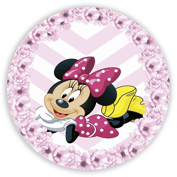 Capa Mini Painel Sublimado - Minnie Rosa