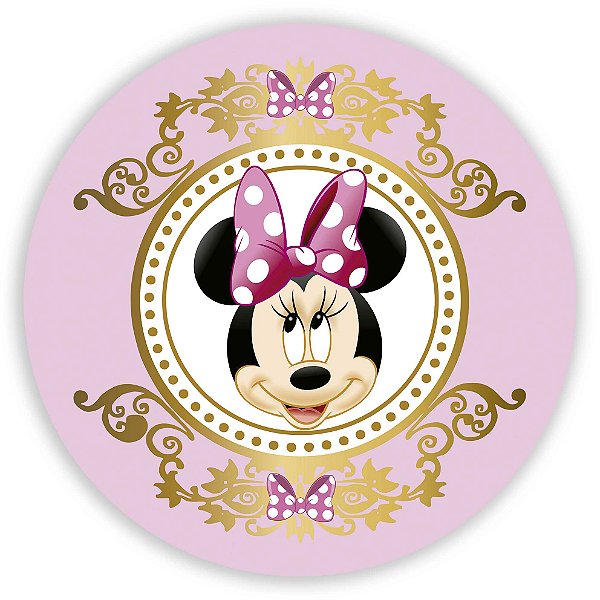 Capa Mini Painel Sublimado - Minnie Rosa