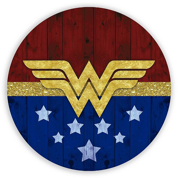 Mini Painel - Mulher Maravilha - Sublimado 3D