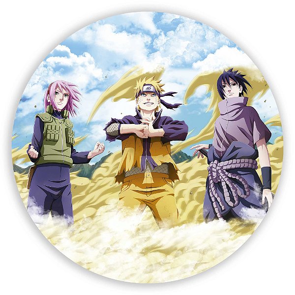 Capa Mini Painel Sublimado - Naruto