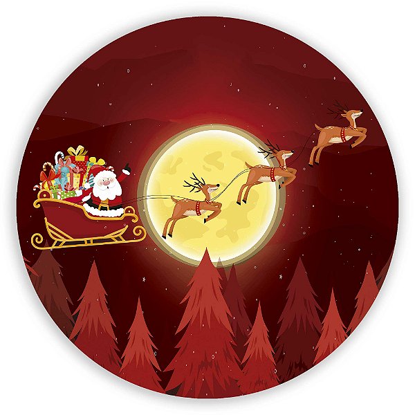 Capa Mini Painel Sublimado - Natal