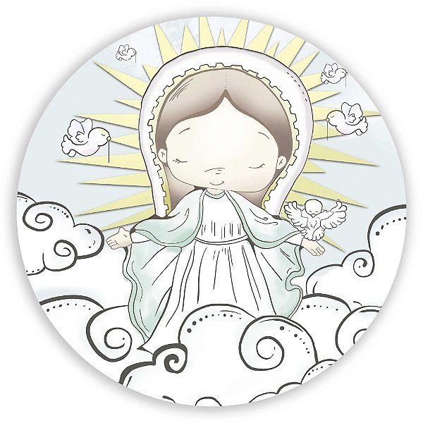 Capa Mini Painel Sublimado - Nossa Senhora