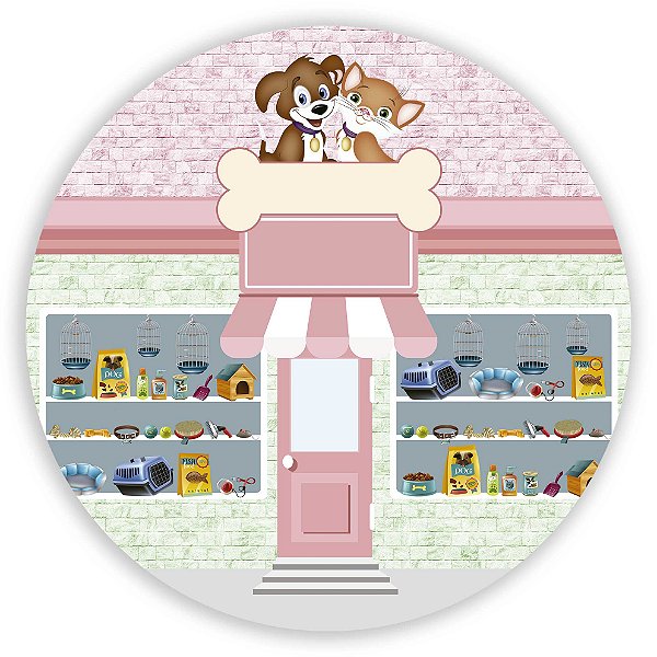 Mini Painel - Pet Shop - Sublimado 3D