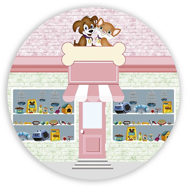 Mini Painel - Petshop - Sublimado 3D