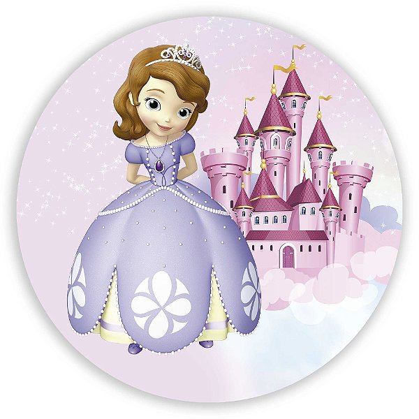 Capa Mini Painel Sublimado - Princesa Sofia