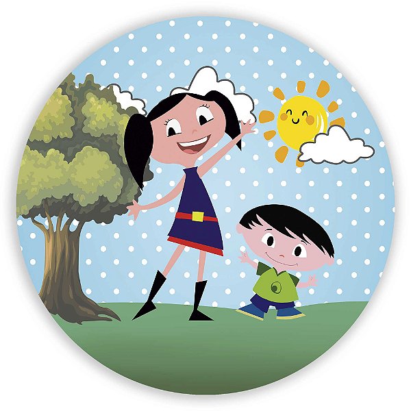 Capa Mini Painel Sublimado - Show de Luna