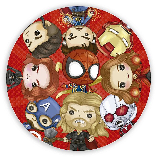 Capa Mini Painel Sublimado - Super Heróis
