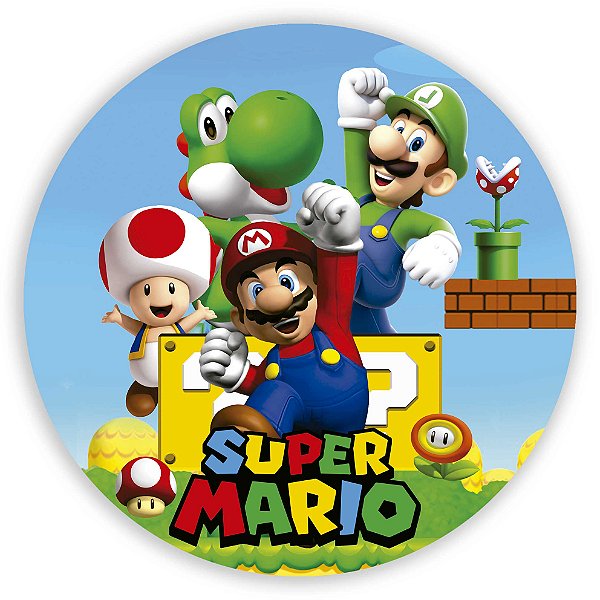Capa Mini Painel Sublimado - Super Mario