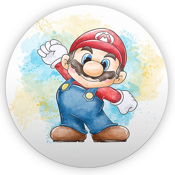 Capa Mini Painel Sublimado - Super Mario