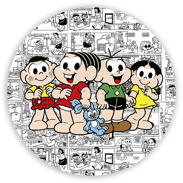 Capa Mini Painel Sublimado - Turma da Monica