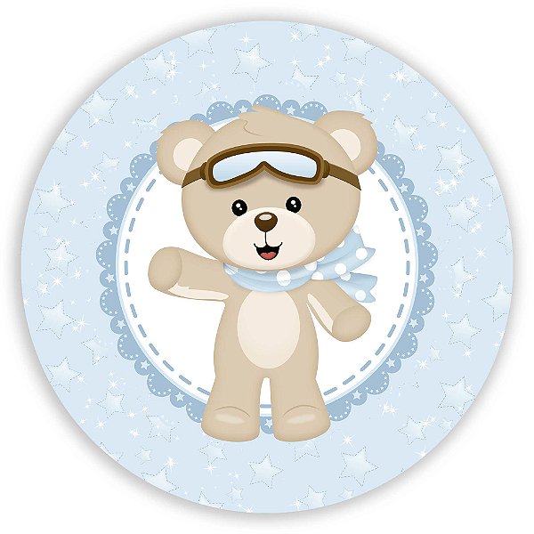 Mini Painel - Ursinho Baloeiro - Sublimado 3D