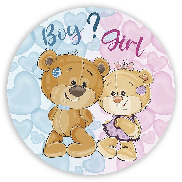 Mini Painel - Ursinhos - Sublimado 3D