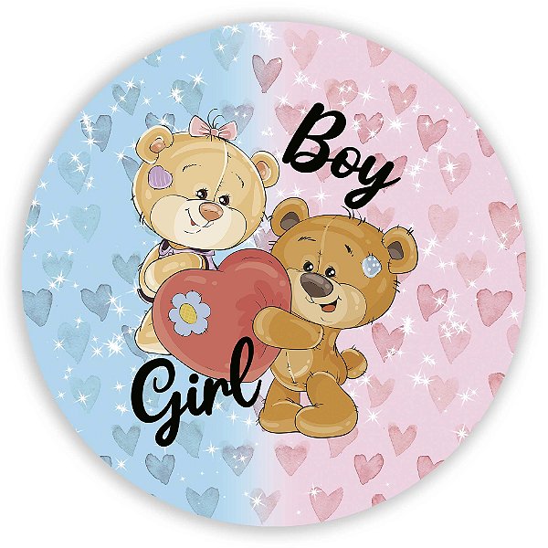 Mini Painel - Ursinhos - Sublimado 3D