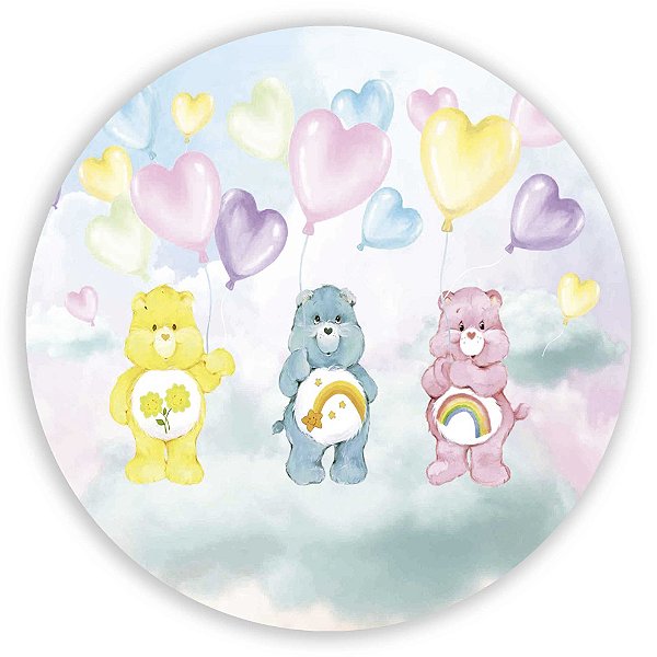 Mini Painel - Ursinhos Carinhosos - Sublimado 3D